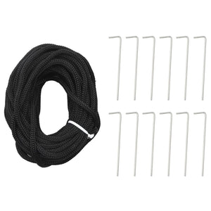 LED-julgran på flaggstång 1534 lysdioder varmvit 500 cm