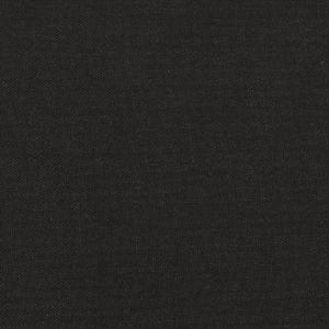 2-sits soffa med prydnadskuddar svart 120 cm tyg