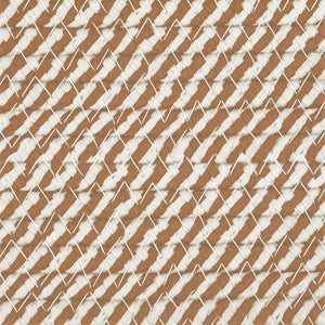 Förvaringskorg brun och vit Ø43x38 cm bomull