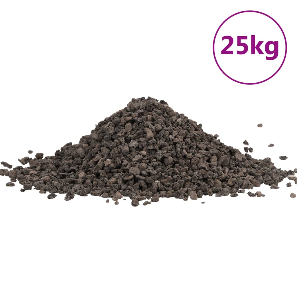 Basaltgrus 25 kg svart 5-8 mm