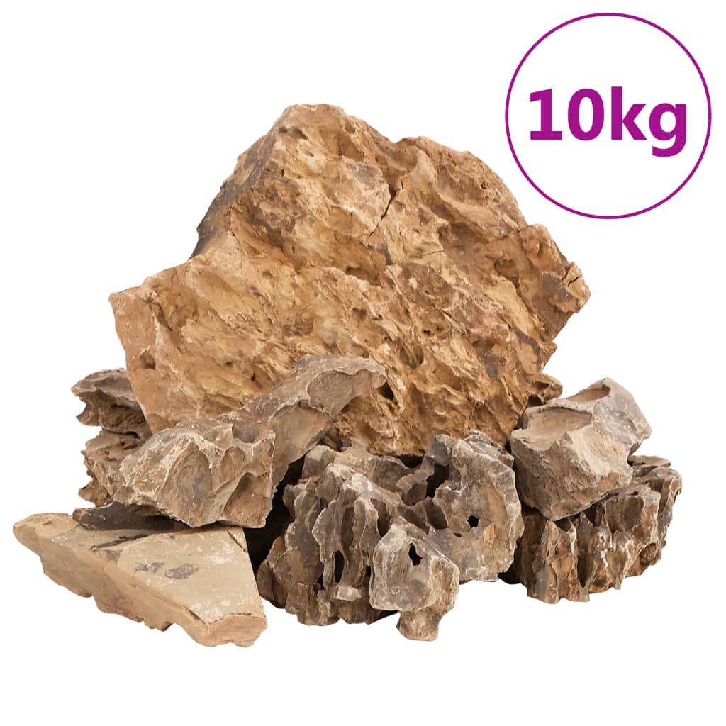 Drakstenar 10 kg brun 5-30 cm