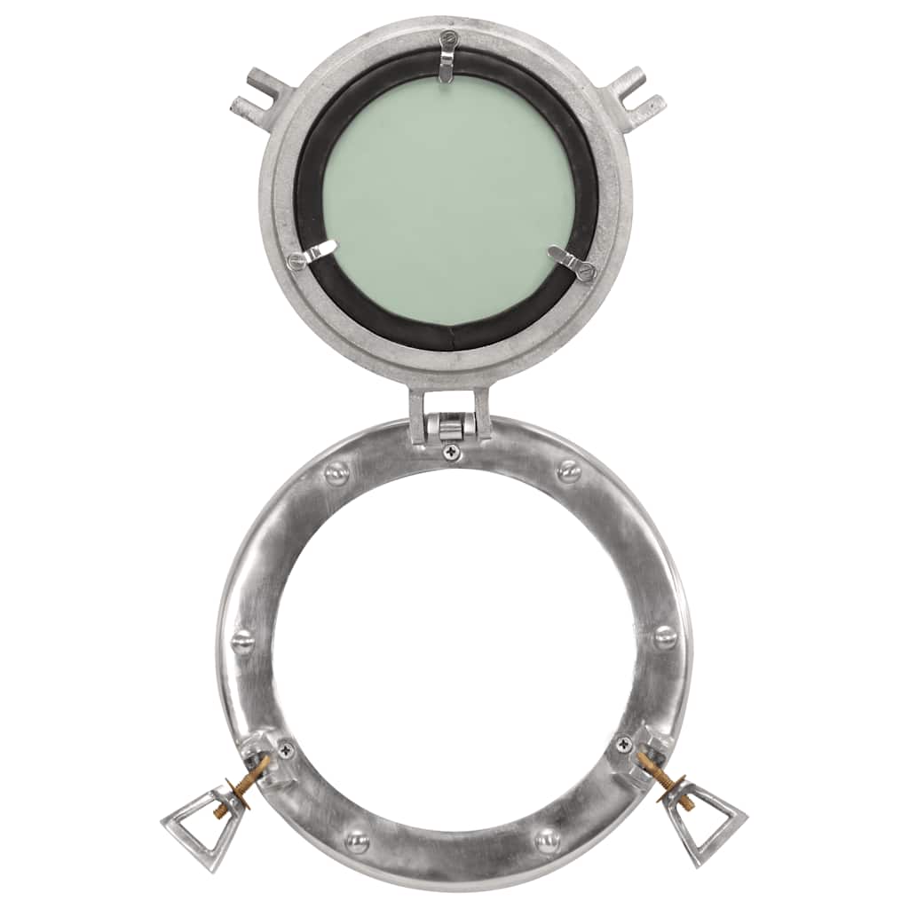 Väggspegel Ø23 aluminium och glas