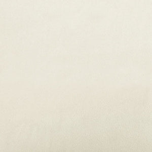 Soffa 2-sits gräddvit 140 cm sammet