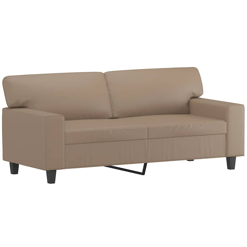 2-sitssoffa cappuccino 140 cm konstläder