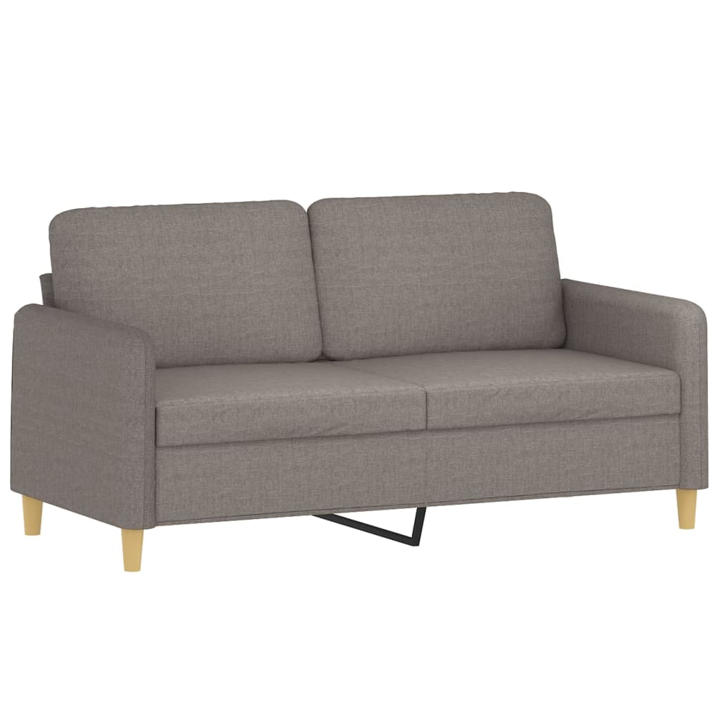 2-sitssoffa taupe 140 cm tyg
