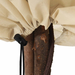 Fiberdukar med dragsko 4 st 70 g/m² 0,8x1,2 m