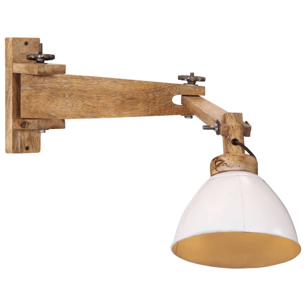 Vägglampa 25 W vit E27 - njoyroom