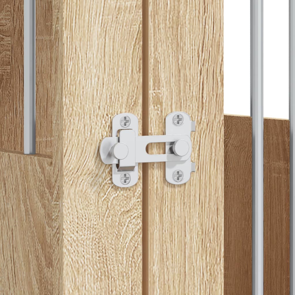 Hundbur/sidobord sonoma-ek 55x80x68 cm konstruerat trä