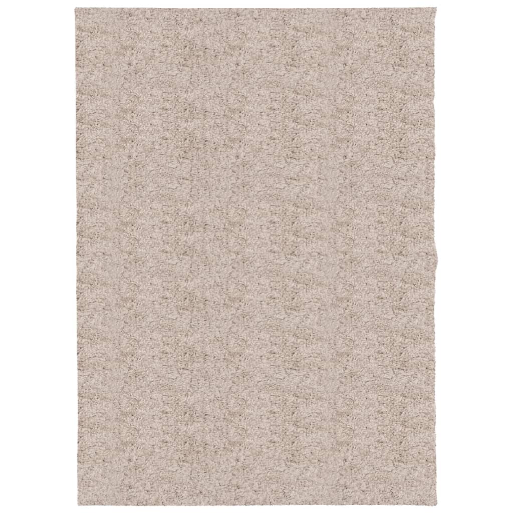 Ryamatta PAMPLONA lång lugg modern beige 140x200 cm