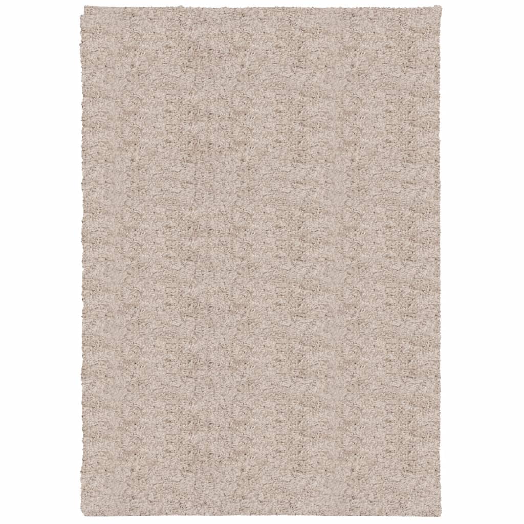 Ryamatta PAMPLONA lång lugg modern beige 160x230 cm