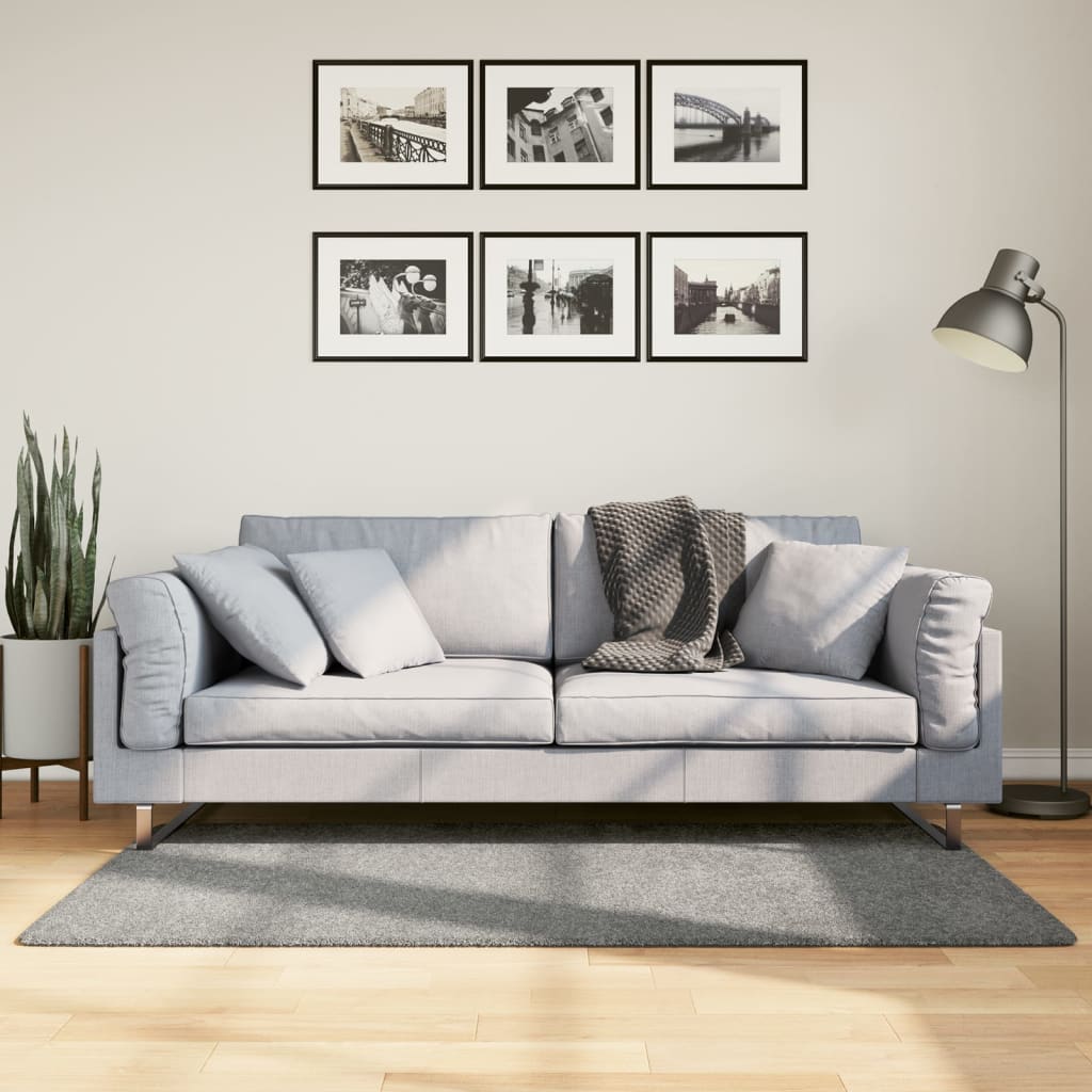 Ryamatta PAMPLONA lång lugg modern grön 80x150 cm