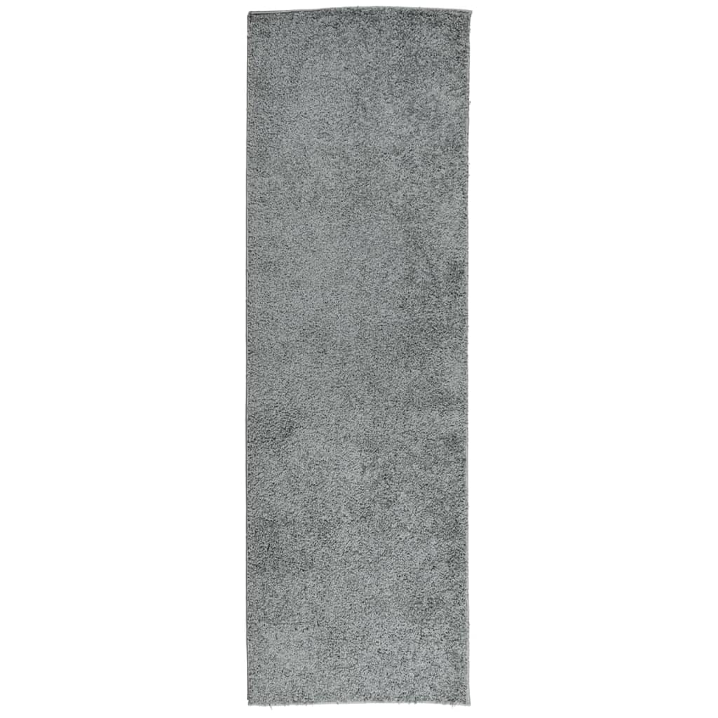 Ryamatta PAMPLONA lång lugg modern grön 80x250 cm