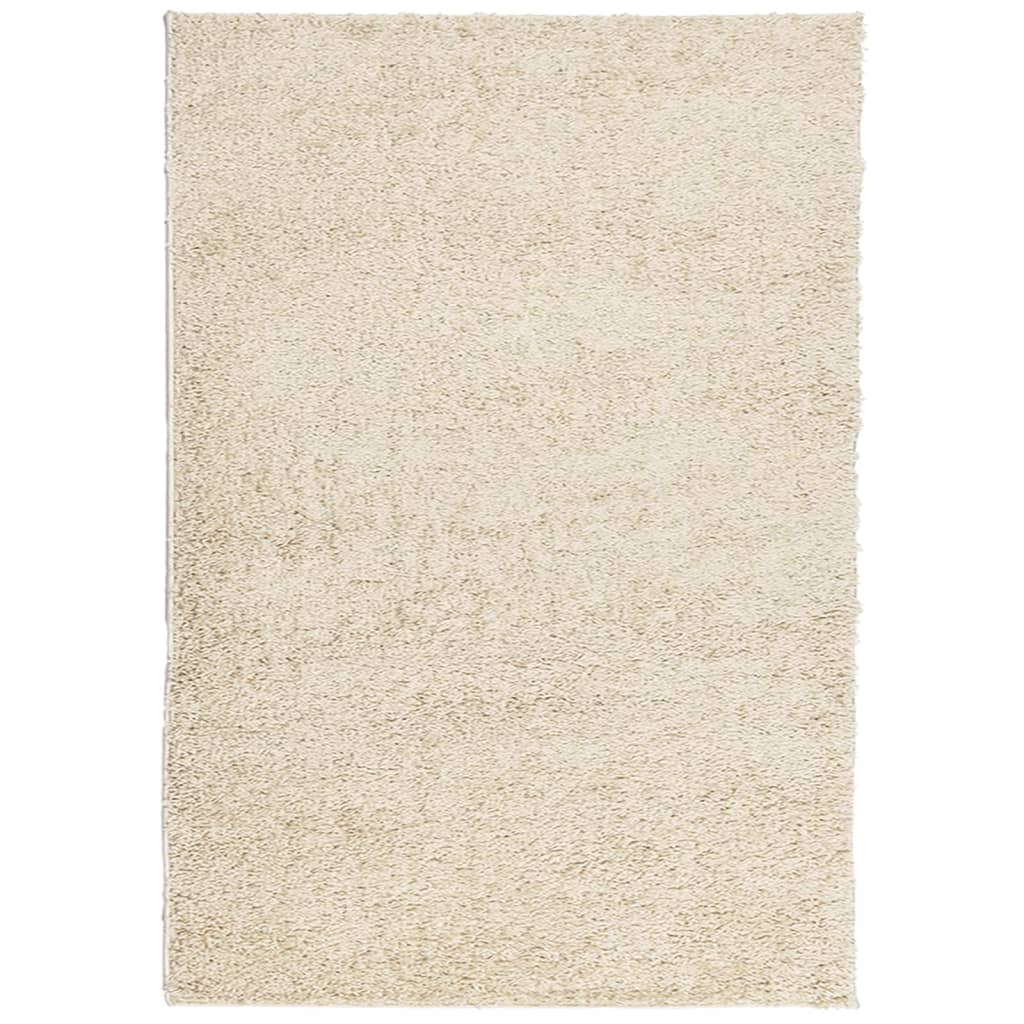 Ryamatta PAMPLONA lång lugg modern guld 120x170 cm