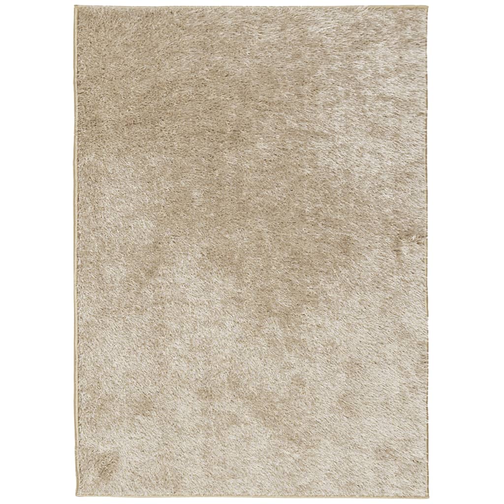 Matta ISTAN långluggad glansig beige 240x340 cm