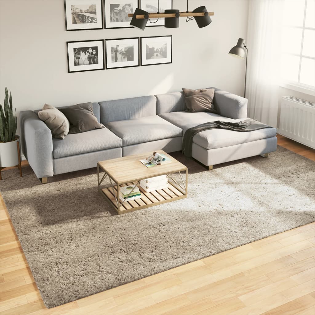 Matta ISTAN långluggad glansig beige 240x340 cm