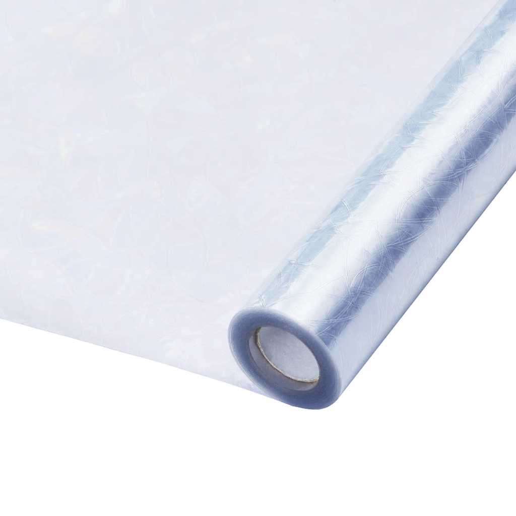 Fönsterfilmer 5 st frostat 3D regnbågsmönster PVC