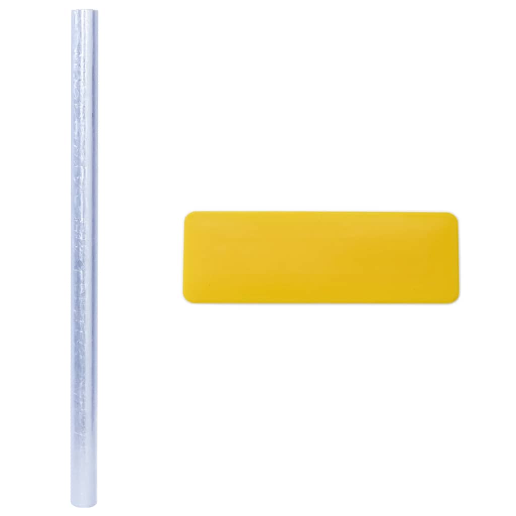 Fönsterfilmer 3 st frostat 3D regnbågsmönster PVC