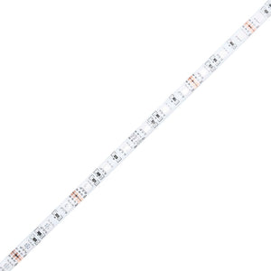 Sängram med huvudgavel och LED rökfärgad ek 150x200 cm