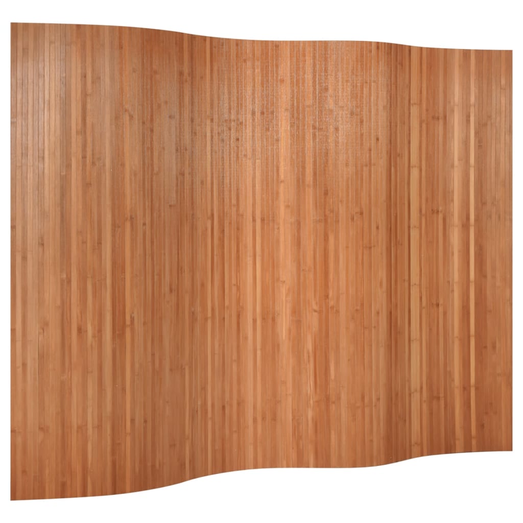 Rumsavdelare brun 165x250 cm bambu