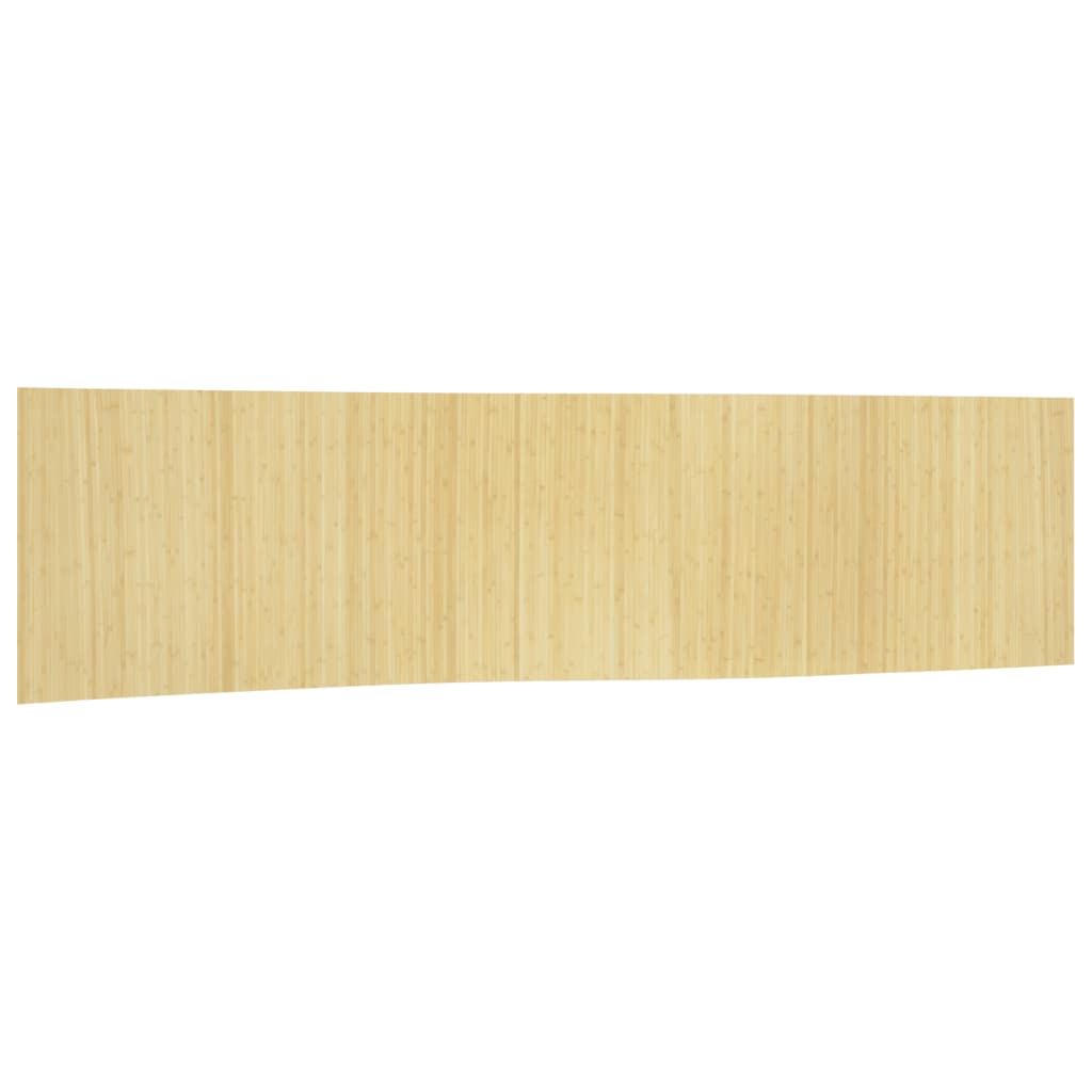 Rumsavdelare ljus naturlig 165x800 cm bambu