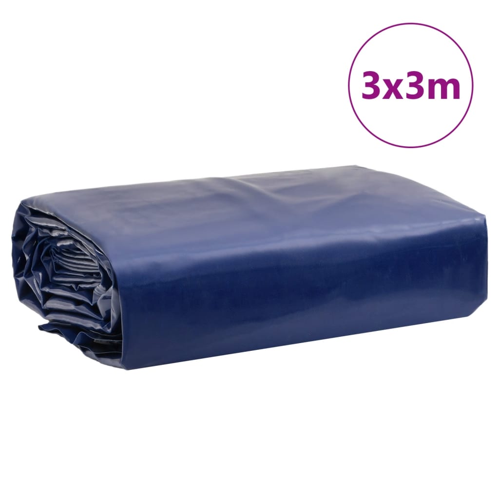 Presenning blå 3x3 m 650 g/m²