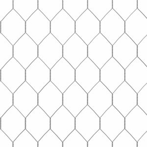 Hönsbur silver 100x100x190 cm galvaniserat stål