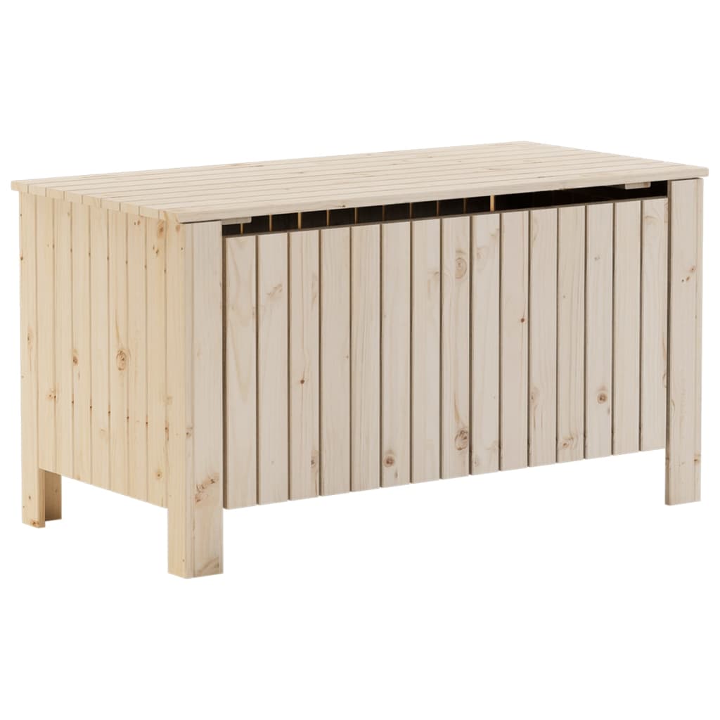 Förvaringslåda med lock RANA 100x49x54 cm massiv furu