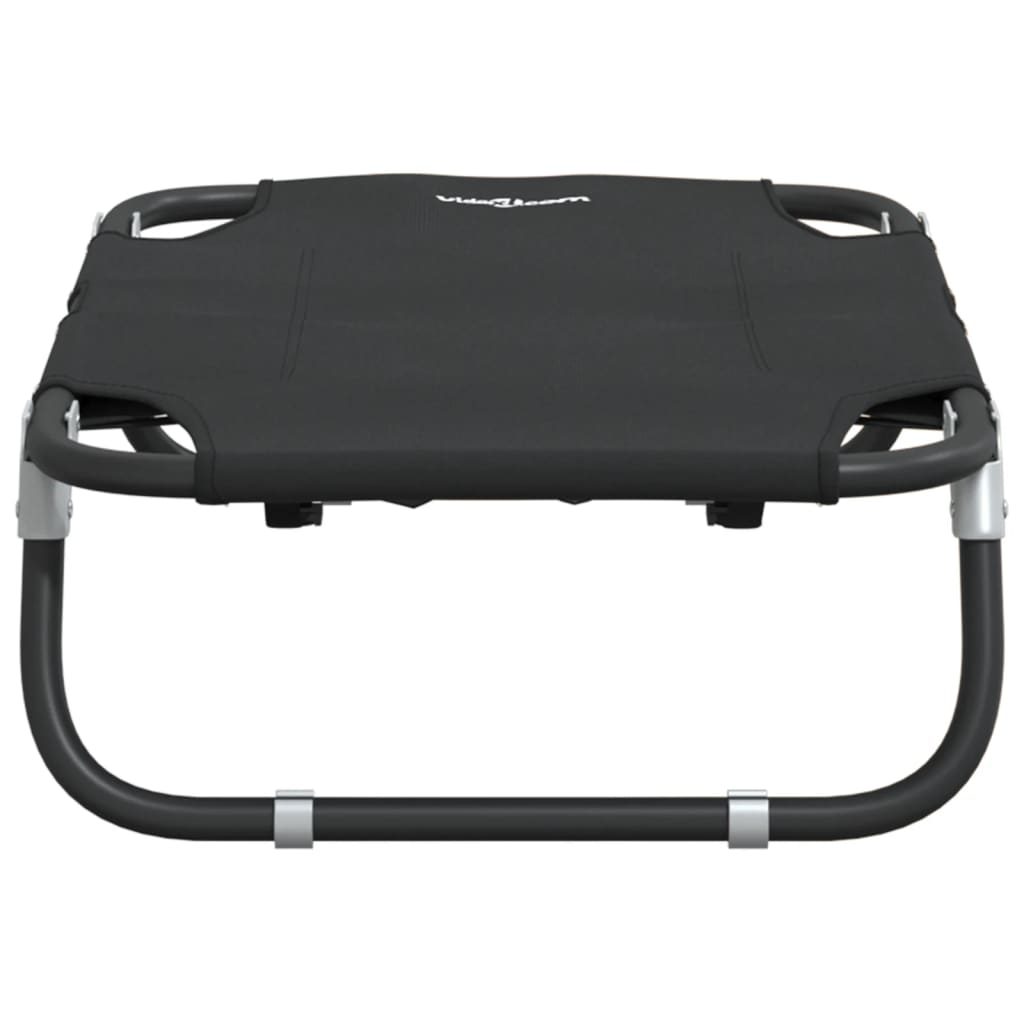 Hundbädd hopfällbar antracit oxfordtyg och stål