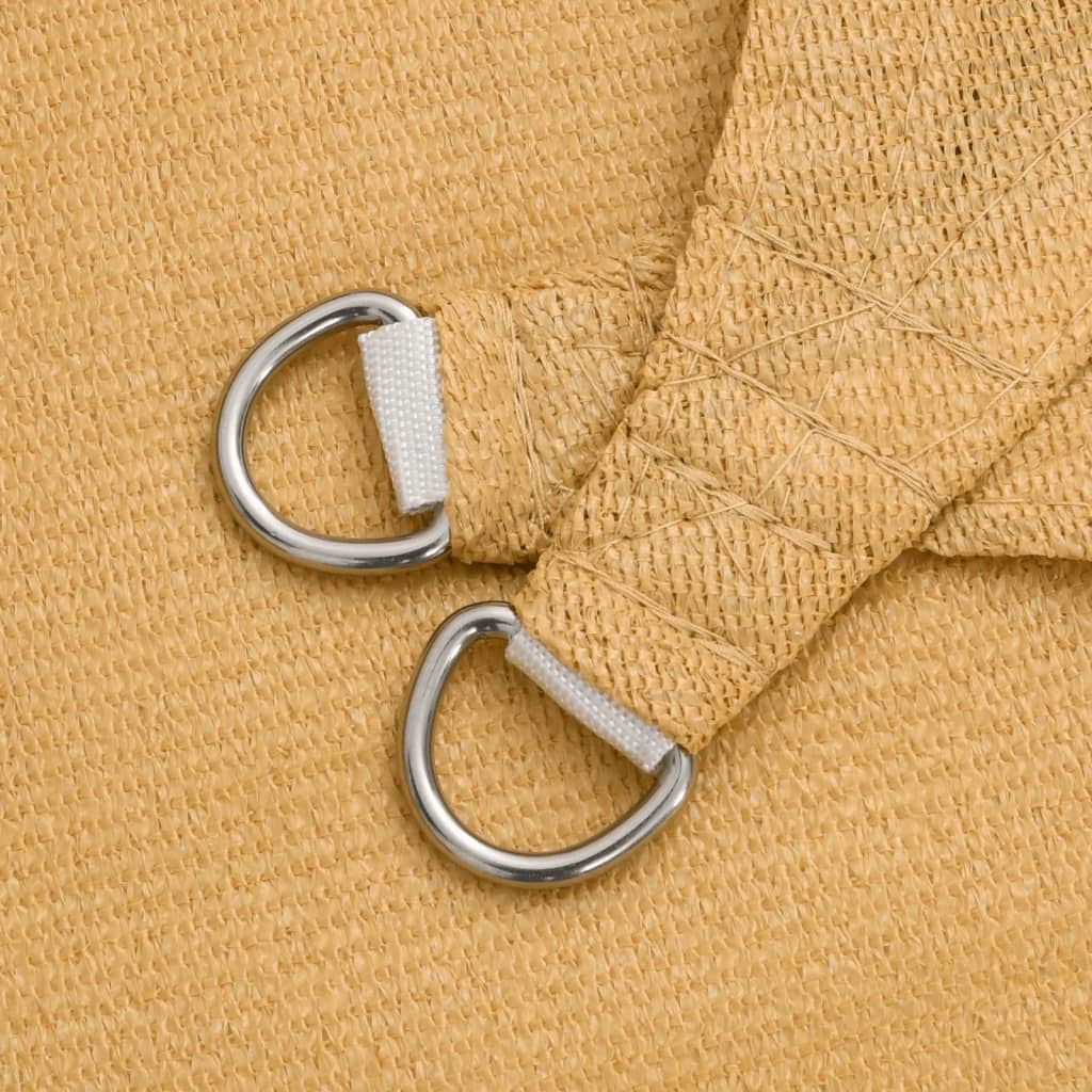 Solsegel 160 g/m² rektangulär sand 2x3 m HDPE