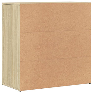 Skänkar 2 st sonoma-ek 79x38x80 cm konstruerat trä