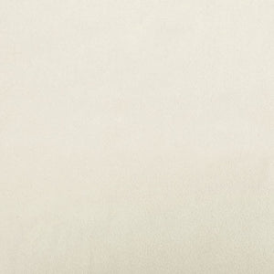 2-sitssoffa med prydnadskuddar gräddvit 120 cm sammet