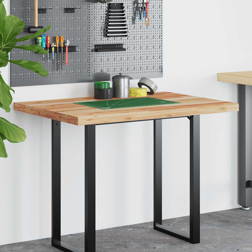 Bordsskiva behandlad 80x70x4 cm massivt akaciaträ