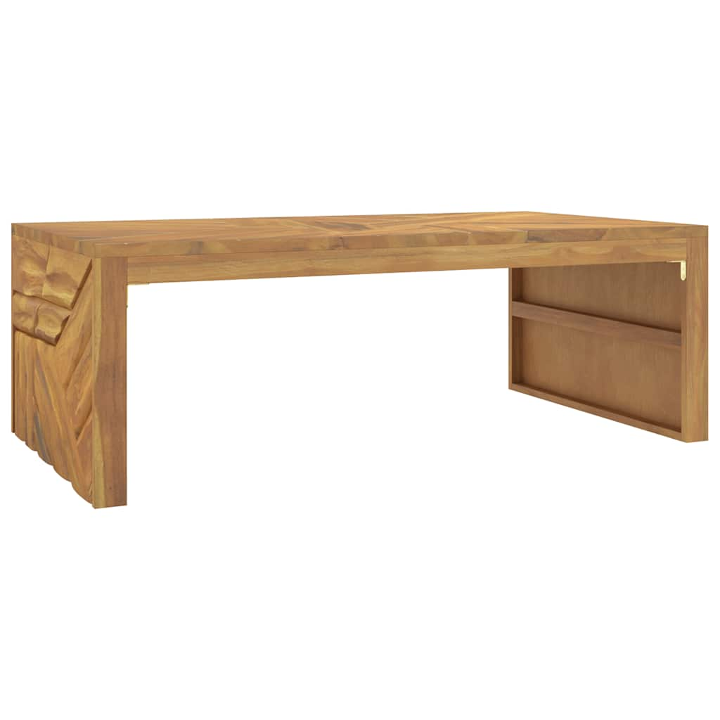 Soffbord 110x60x38 cm massiv teak