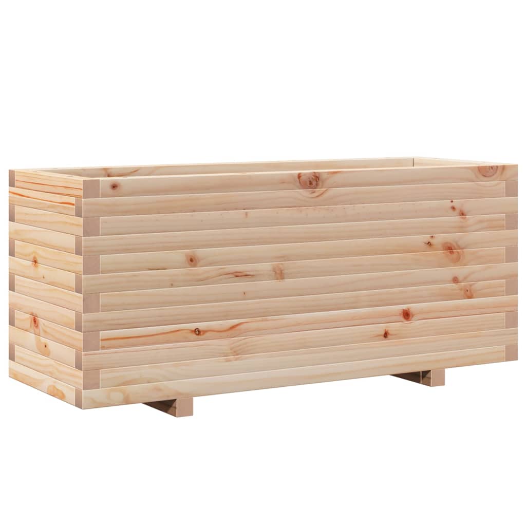 Odlingslåda 110x40x49,5 cm massivt furuträ