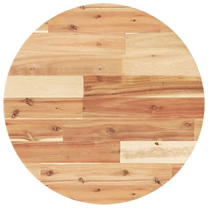 Bordsskiva rund Ø50x2 cm massivt akaciaträ