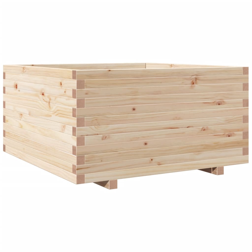 Odlingslåda 90x90x49,5 cm massivt furuträ