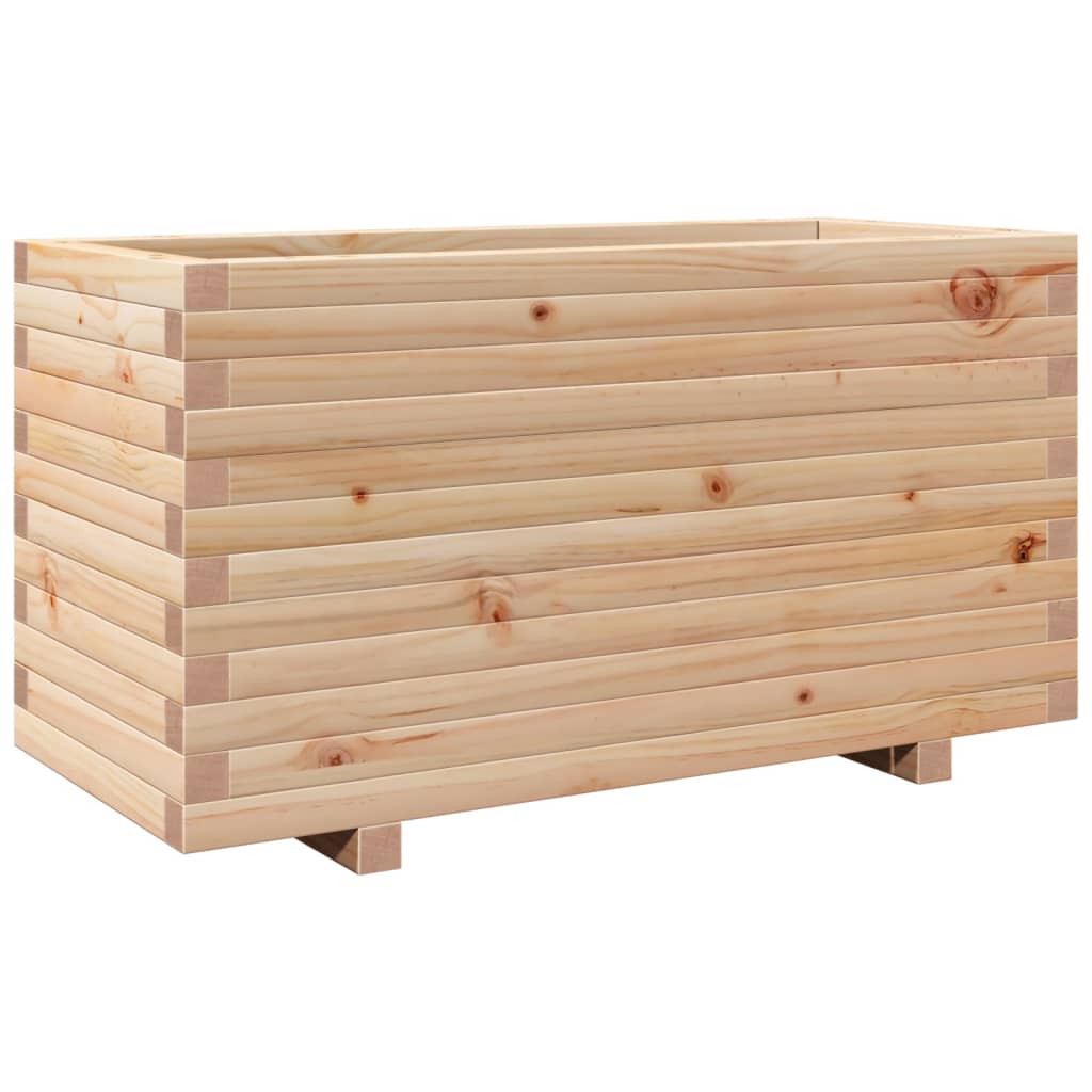 Odlingslåda 90x40x49,5 cm massivt furuträ