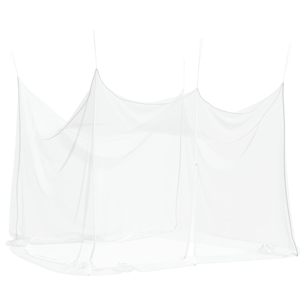 Myggnät för inomhus utomhus 156 mesh vit 300x300x250 cm