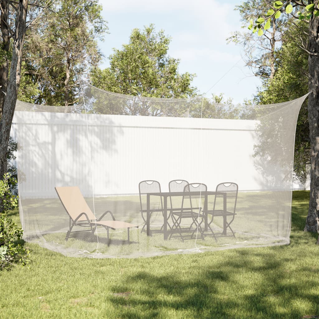 Myggnät för inomhus utomhus 156 mesh vit 300x300x250 cm