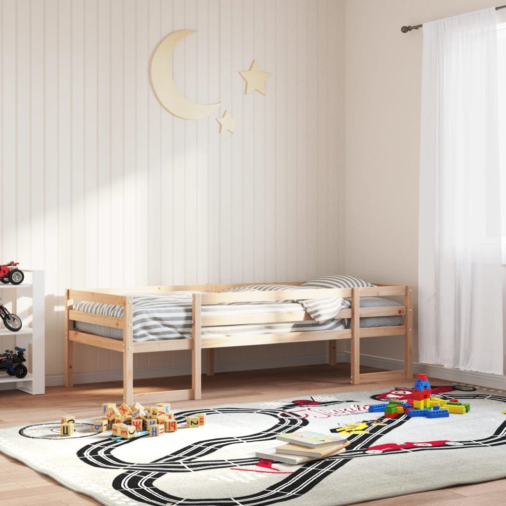 Sängram för barnsäng 80x200 cm massiv furu