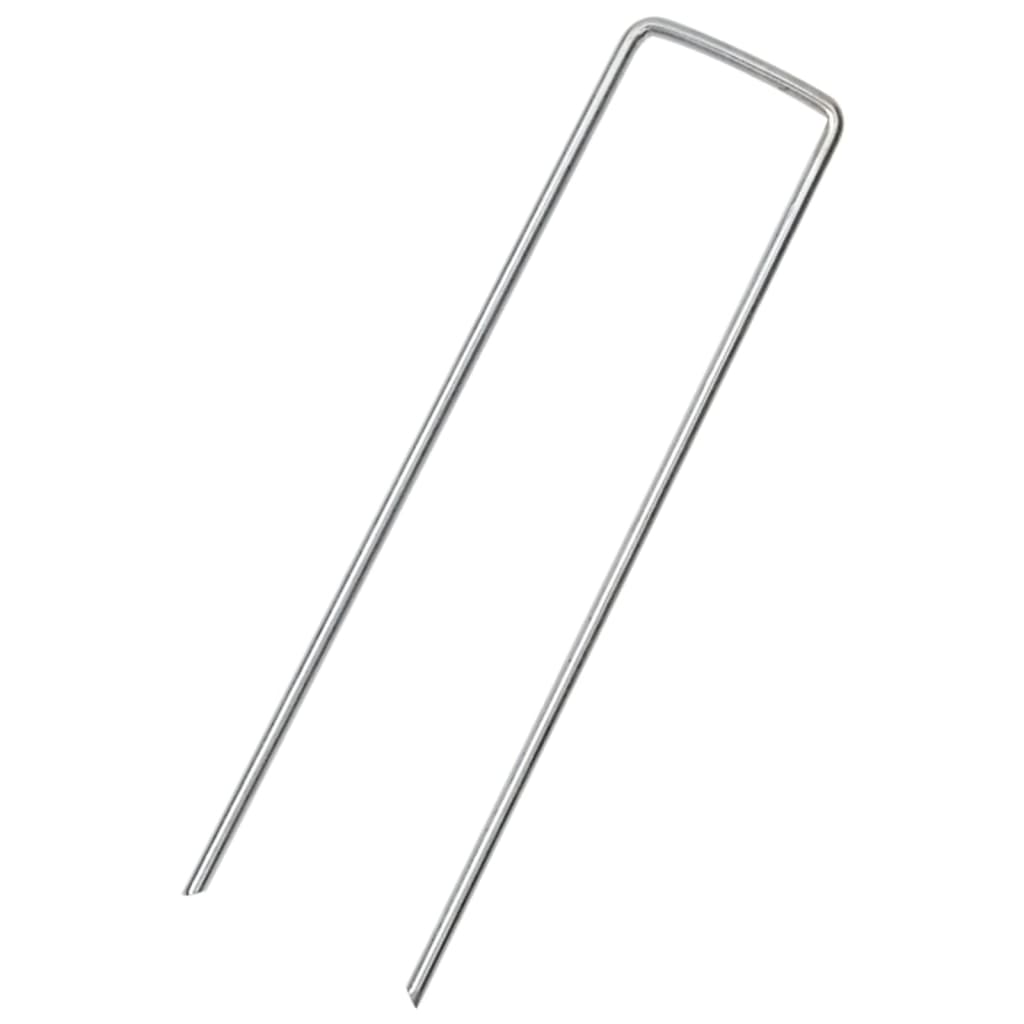 Markpinne U-format 25 st 15x3,5 cm galvaniserat stål