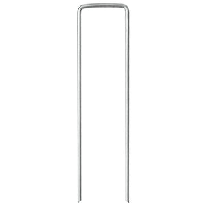 Markpinne U-format 25 st 15x3,5 cm galvaniserat stål