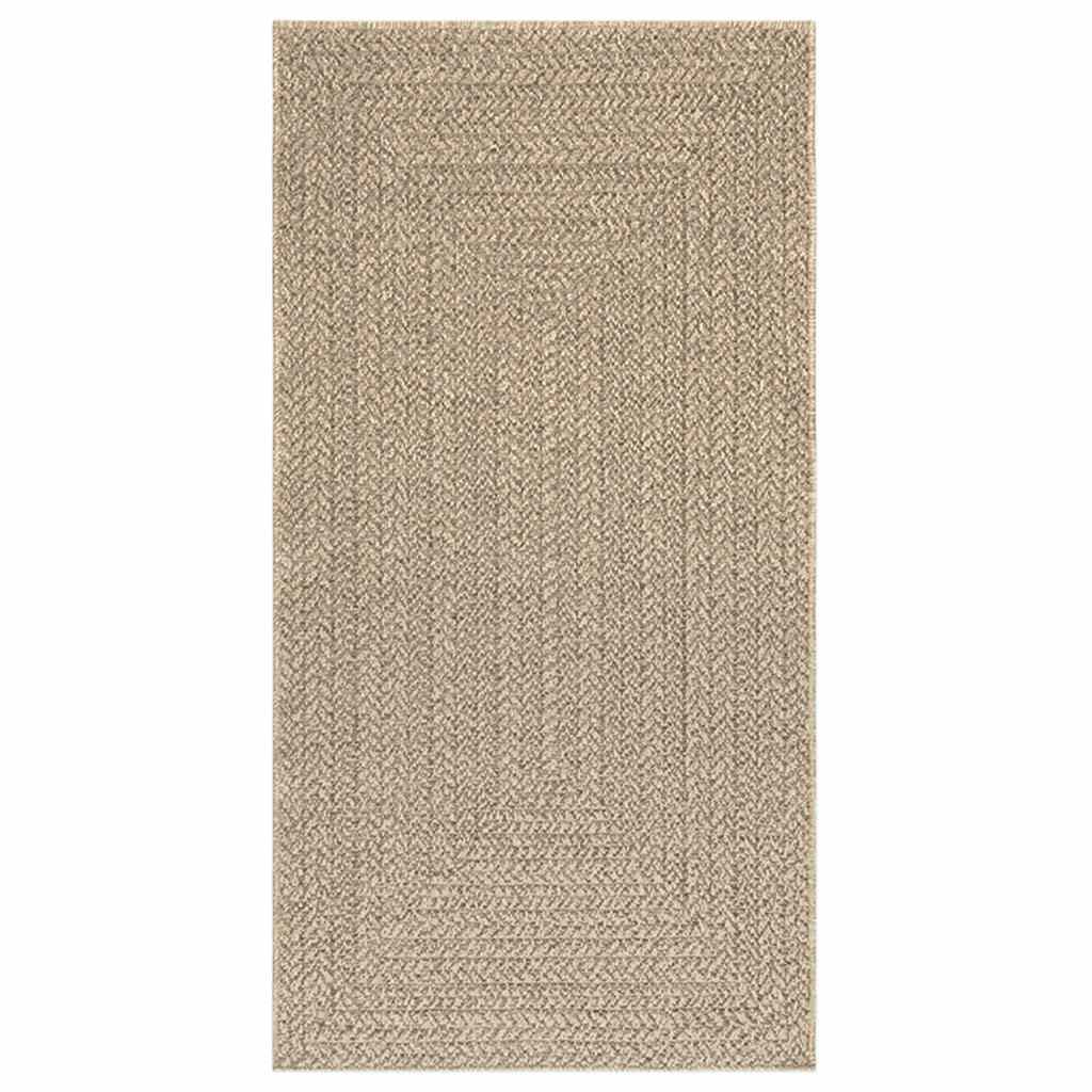 Matta ZIZUR beige 80x150 cm jutelook inomhus och utomhus