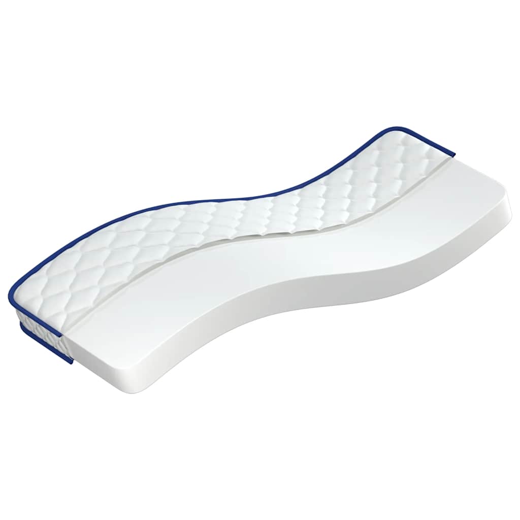 Memoryskummadrass vit 70x200x17 cm mjuk