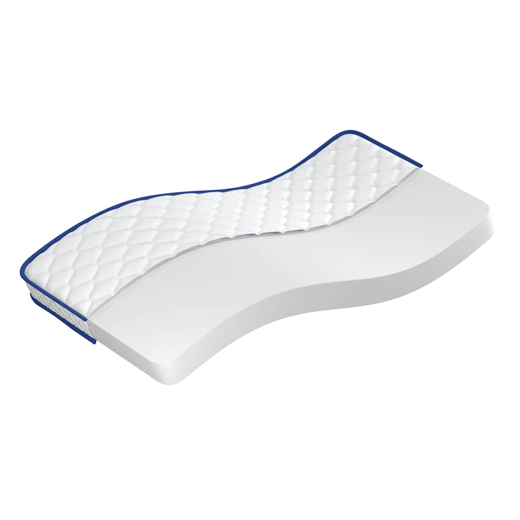 Memoryskummadrass vit 90x190x17 cm mjuk