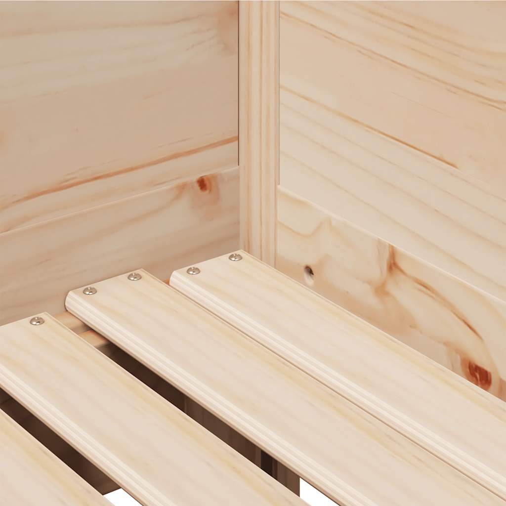 Dagbädd utdragbar med lådor utan madrass 80x200 cm