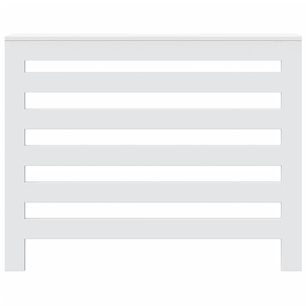 Elementskydd vit 104x20x82 cm konstruerat trä