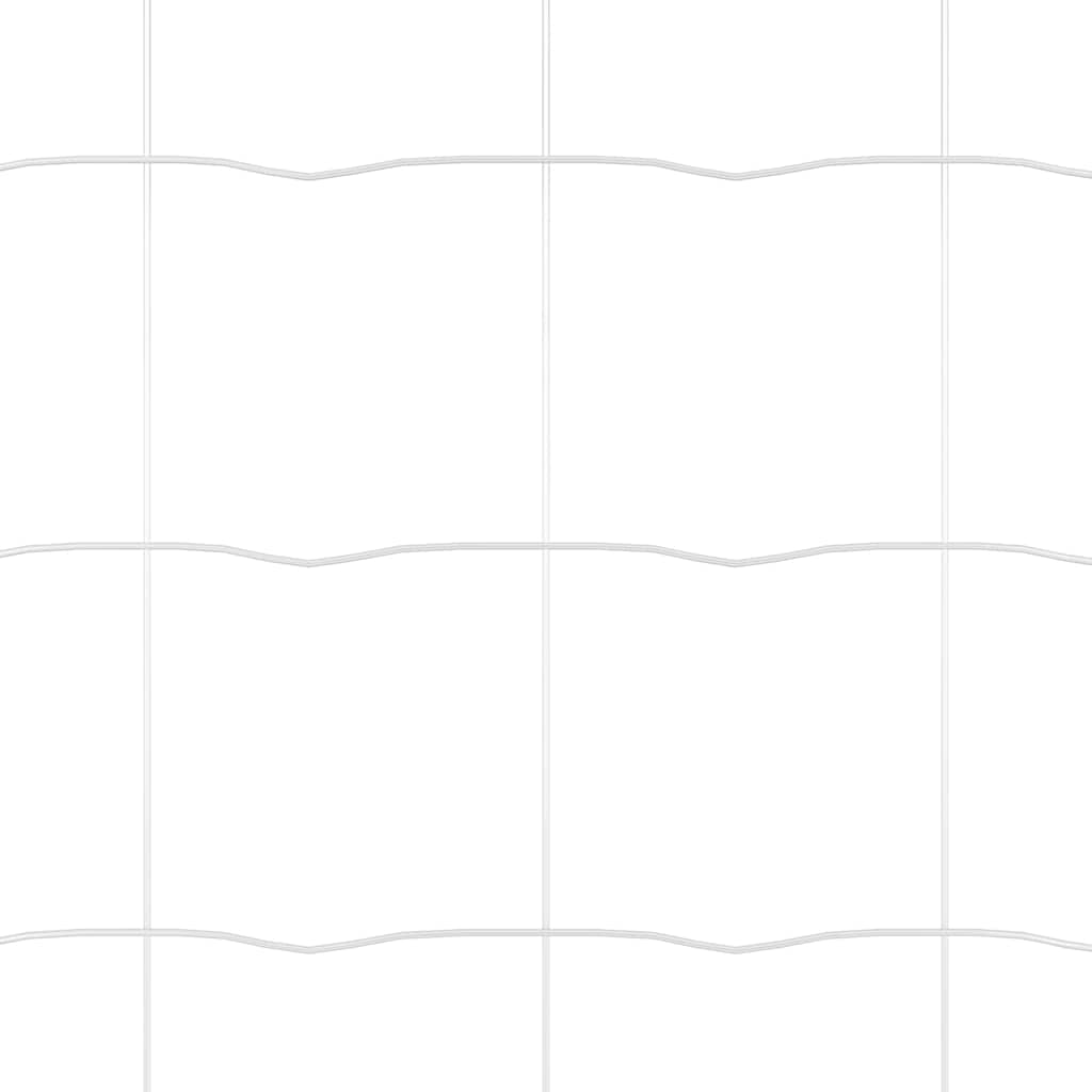 Stängsel med stolpe Silver 0,4 x 25 m Stål