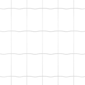 Stängsel med stolpe Silver 1 x 10 m Stål