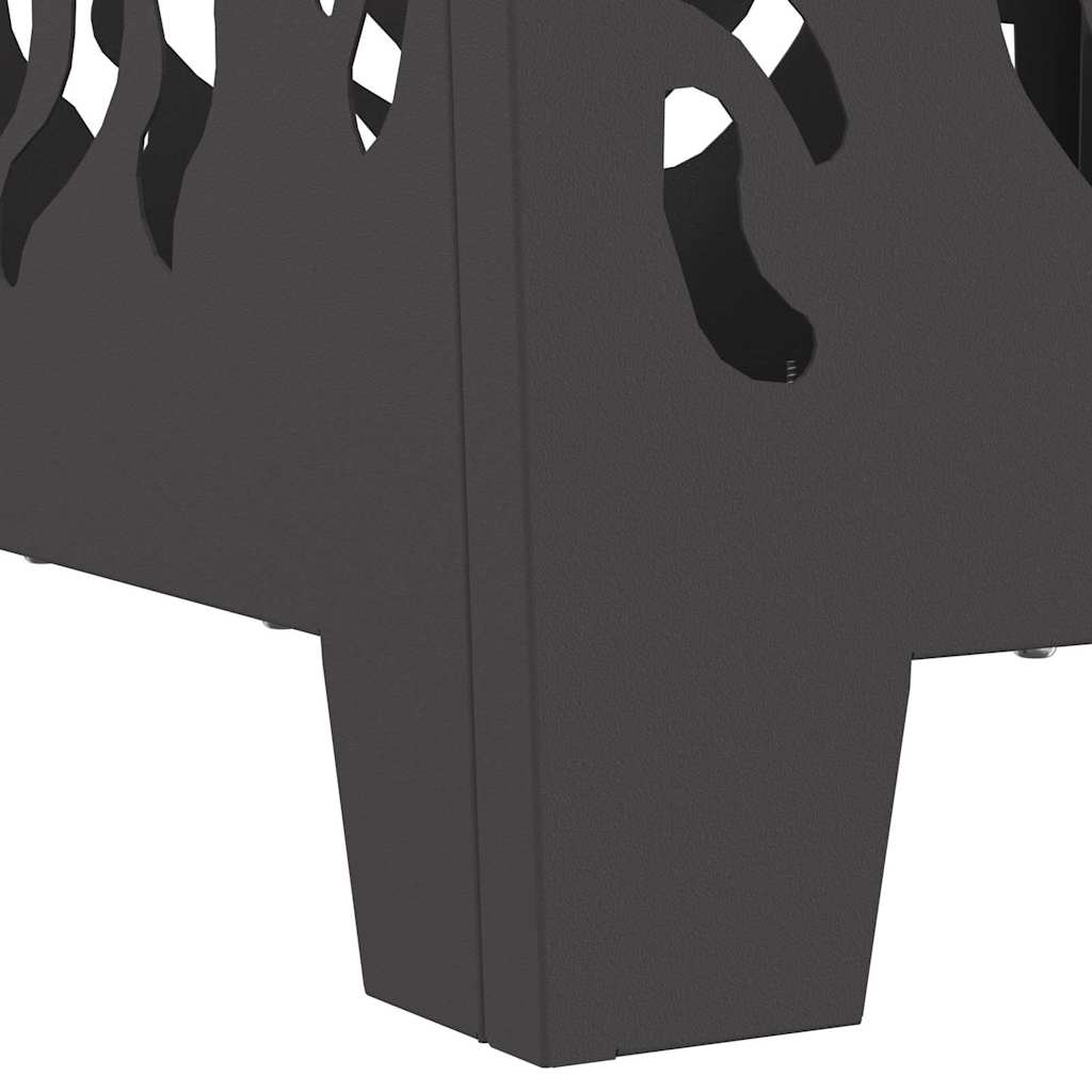 Eldstad Svart 40 x 40 x 40 cm Stål